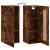 Dulap de perete, stejar fumuriu, 34,5x34x90 cm, lemn prelucrat GartenMobel Dekor