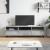 Comodă TV, gri beton, 150x30x44,5 cm, lemn prelucrat GartenMobel Dekor