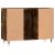 Dulap pentru baie, stejar fumuriu, 80x33x60 cm, lemn compozit GartenMobel Dekor