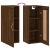 Dulap de perete, maro stejar, 34,5x34x90 cm, lemn prelucrat GartenMobel Dekor