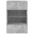 Comodă TV de perete cu lumini LED, gri beton, 40x30x60,5 cm GartenMobel Dekor