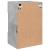 Comodă TV de perete cu lumini LED, gri beton, 40x30x60,5 cm GartenMobel Dekor
