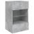Comodă TV de perete cu lumini LED, gri beton, 40x30x60,5 cm GartenMobel Dekor