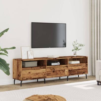 Comodă TV, lemn vechi, 150x30x44,5 cm, lemn prelucrat GartenMobel Dekor