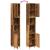 Dulap de baie, lemn vechi, 30x30x190 cm, lemn prelucrat GartenMobel Dekor