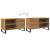 Dulap discuri stejar artizanal, 84,5x38x48 cm, lemn prelucrat GartenMobel Dekor