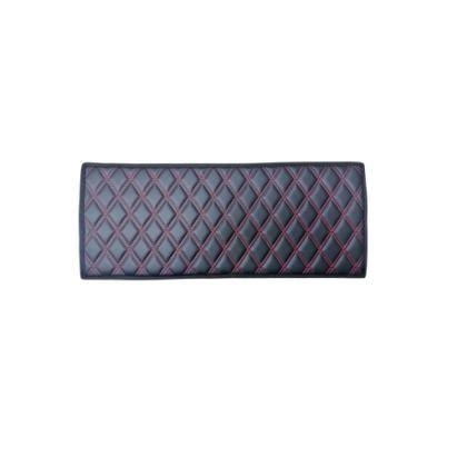 Covoras tunel  material mocheta  Negru cusatura rosie 25x60cm Automotive TrustedCars