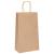 Pungi de hârtie 50 buc cu mânere maro 21x11x36 cm GartenMobel Dekor