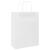 Pungi de hârtie 50 buc cu mânere albe 26x12x35 cm GartenMobel Dekor