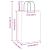 Pungi de hârtie 250 buc cu mânere albe 21x11x31 cm GartenMobel Dekor