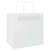 Pungi de hârtie 250 buc cu mânere albe 26x17x25 cm GartenMobel Dekor