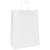 Pungi de hârtie 250 buc cu mânere albe 32x12x42 cm GartenMobel Dekor