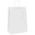 Pungi de hârtie 250 buc cu mânere albe 32x17x44 cm GartenMobel Dekor