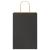 Pungi de hârtie 250 buc cu mânere negre 21x11x31 cm GartenMobel Dekor
