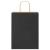 Pungi de hârtie 250 buc cu mânere negre 26x12x35 cm GartenMobel Dekor