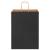 Pungi de hârtie 250 buc cu mânere negre 32x17x44 cm GartenMobel Dekor