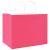 Pungi de hârtie 250 buc cu mânere roz 32x22x24 cm GartenMobel Dekor