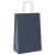 Pungi de hârtie 250 buc cu mânere Albastru 21x11x31 cm GartenMobel Dekor