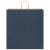 Pungi de hârtie 250 buc cu mânere Albastre 45x17x48 cm GartenMobel Dekor
