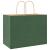 Pungi de hârtie 250 buc cu mânere verde 32x17x25 cm GartenMobel Dekor