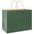 Pungi de hârtie 250 buc cu mânere verde 32x17x25 cm GartenMobel Dekor