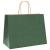 Pungi de hârtie 250 buc cu mânere verde 32x17x25 cm GartenMobel Dekor