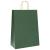 Pungi de hârtie 250 buc cu mânere verde 32x17x44 cm GartenMobel Dekor