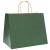 Saci de hârtie 250 buc cu mânere verde 32x22x24 cm GartenMobel Dekor