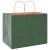 Saci de hârtie 250 buc cu mânere verde 32x22x24 cm GartenMobel Dekor
