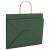 Saci de hârtie 250 buc cu mânere verde 32x22x24 cm GartenMobel Dekor