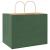 Saci de hârtie 250 buc cu mânere verde 32x22x24 cm GartenMobel Dekor