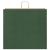 Pungi de hârtie 250 buc cu mânere verde 54x15x49 cm GartenMobel Dekor