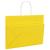 Pungi de hârtie 50 buc cu mânere galbene 32x17x25 cm GartenMobel Dekor