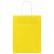 Pungi de hârtie 250 buc cu mânere galbene 21x11x28 cm GartenMobel Dekor
