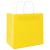 Pungi de hârtie 250 buc cu mânere galbene 21x11x36 cm GartenMobel Dekor
