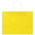 Pungi de hârtie 250 buc cu mânere galbene 32x17x25 cm GartenMobel Dekor