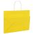 Pungi de hârtie 250 buc cu mânere galbene 32x17x25 cm GartenMobel Dekor