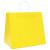 Pungi de hârtie 250 buc cu mânere galbene 32x22x28 cm GartenMobel Dekor