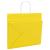 Pungi de hârtie 250 buc cu mânere galbene 32x22x28 cm GartenMobel Dekor
