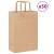 Pungi de hârtie 50 buc cu mânere maro 21x11x31 cm GartenMobel Dekor