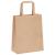Pungi de hârtie 250 buc cu mânere maro 18x8x22 cm GartenMobel Dekor