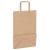 Pungi de hârtie 250 buc cu mânere maro 21x11x31 cm GartenMobel Dekor