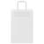 Pungi de hârtie 50 buc cu mânere albe 21x11x31 cm GartenMobel Dekor