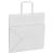 Pungi de hârtie 50 buc cu mânere albe 26x17x25 cm GartenMobel Dekor