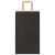 Pungi de hârtie 50 buc cu mânere negre 21x11x36 cm GartenMobel Dekor