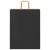 Pungi de hârtie 50 buc cu mânere negre 32x12x42 cm GartenMobel Dekor