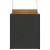 Pungi de hârtie 50 buc cu mânere negre 32x22x24 cm GartenMobel Dekor