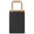 Pungi de hârtie 250 buc cu mânere negre 15x8x21 cm GartenMobel Dekor