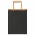 Pungi de hârtie 250 buc cu mânere negre 18x8x22 cm GartenMobel Dekor