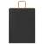 Pungi de hârtie 250 buc cu mânere negre 32x12x42 cm GartenMobel Dekor